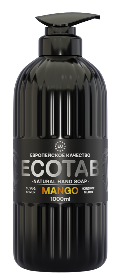 ECOTAB natural hand soap Mango, 1000ml pump bottle